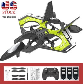 Resim Çocuklar Ve Yeni Başlayanlar Için Işık Ile Dört Eksenli Drone Rc Uçak, Rc Quadcopter Green 3b 