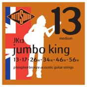 Resim Rotosound JK13 Jumbo King Akustik Gitar Teli (13-56) 