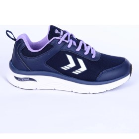 Resim Hummel 900462-7451 Avila Fileli Şevron Detay Faylon Taban Esnek Hafif Yüksek Taban Lacivert Günlük Kadın Spor Ayakkabı 