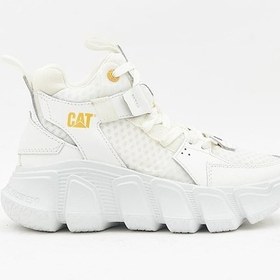 Resim Caterpillar Imposter Hi Mesh Kadın Beyaz Yarım Deri Bot-23019 Beyaz 