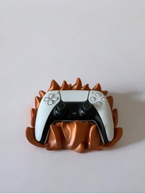 Resim magicland Ps5 Alev Şeklinde Dekoratif Gamepad Standı, Kol Tutucu 
