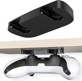Resim CKXIN PS5 PS4 Controller Playstation 5 Playstation 4 için Denetleyici Masa Standı Masa Altı Montaj Kumanda Tutucu Masa Düzenleyici ve Masa Yönetimi (1 Paket) Siyah 