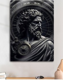 Resim Mitolojik Tanrı Yunan Heykeli - Metal Baskı Duvar Tablosu, Sanatsal Posterler 
