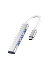 Resim Hepu Type-c 3.1 To USB Hub 4 Port Metal Usb Çoğaltıcı Apple Uyumlu MacBook Uyu 