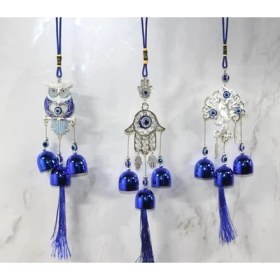 Resim Metal Nazar Boncuğu Çan Model 6 