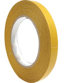 Resim Çift taraflı sarı bant 100 metre uzunluk (15 mm - 1,5 cm eninde) 
