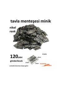 Resim Tavla Menteşesi Nikel Renk Mini Boy 1.9cm Kutu Aksesuar Menteşe 
