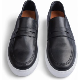 Resim CARVAO Nile Casual Hakiki Deri Loafer Siyah Erkek Ayakkabı 