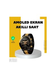 Resim Diğer 3 Bileklikli Amoled Akıllı Saat Bluetooth Çağrı Ve Sağlık Takipli 