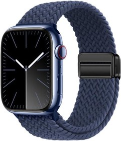 Resim CONSTRAIN Watch 38mm ile Uyumlu CNS KRD-134 Örgü Tasarımlı Hasır Kordon Strap Kayış - Lacivert 