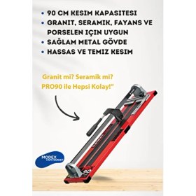 Resim Sgs Öztürk Pro-90 Seramik Kesme SGS103 1 Adet Yüksek Kalite Seramik Malzeme Kesme Aracı 