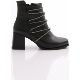 Resim Dgn 746 Kadin Topuklu Bot 746-1922-R1534 Siyah 