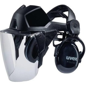 Resim Uvex 9790212 Pheos Faceguard Pc Visor Ghs Yüz Koruma Ve Kulak Koruması İle 