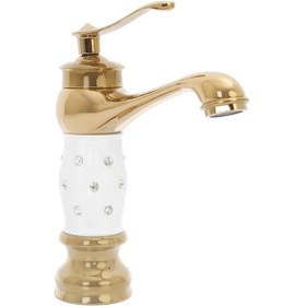 Resim Fleko Gold Taşlı Lavabo Bataryası 