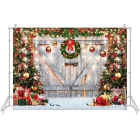 Resim Neevoyu Noel Temalı Fotoğraf Arka Planı - 2.1x1.5m Polyester, W-4978 Modeli 