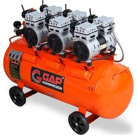 Resim Gap GPS 750x3 8 Bar 100 L Sessiz ve Yağsız Hava Kompresörü 