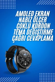 Resim TeknomAVM 2025 Model Yeni Nesil GPS Uyumlu Uyku Takibi Ve Sağlık Takibi Spor Modları 