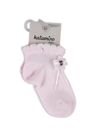 Resim Katamino Argolis Aks Kız Bebek Çorap 46344 Pembe 