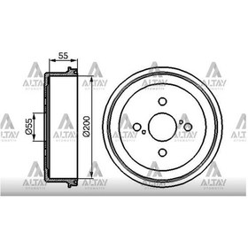 Resim Esse Otomotiv Corolla Uyumlu 88-02 Arka 200-4 Fren Kampanasi - BSH-0986477090 - 4243120250 