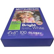 Resim Mitsubishi 4X6 10X15 260 G Parlak Inkjet Kağıt 