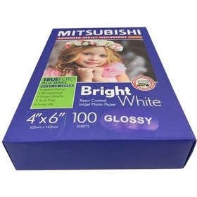 Resim Mitsubishi 4X6 10X15 260 G Parlak Inkjet Kağıt 