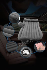 Resim Rever Şişme Yatak Araç İçi Yatak Araba Yatağı Pompa ve Yastık Setli 