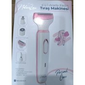 Resim Beyaz Çok Fonksiyonlu Kadın Traş Makinesi, Rahat ve Güzel Kullanım 