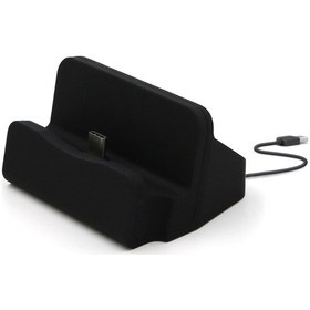 Resim Springsun Telefon Şarj Tabanı İphone / Android / Uyumlu Type-c Şarj Portu Masa Hızlı Şarj 