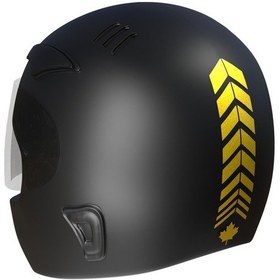Resim 2 Adet Sport Kask, Araba Ayna Reflektif Sarı Kask Sticker Çınar Extreme 
