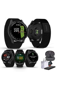 Resim Garmin GPS'li Approach S50 Gelişmiş Golf Saati, AMOLED Ekran, Spor ve Fitness Akıllı Saati, Siyah Co 