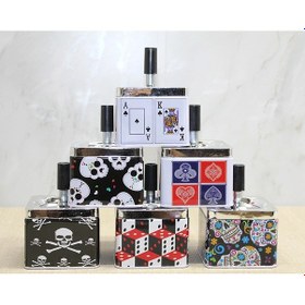 Resim Metal Renkli Basmalı Küllük Spr4530 