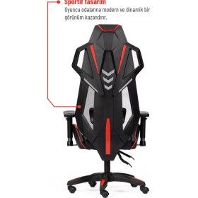 Resim Drift Gaming Drift Strix Fileli Oyuncu Koltuğu – Ergonomik, Ayarlanabilir, Rahat ve Dayanıklı, 3D Kolçak 