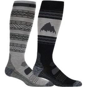 Resim Burton Performance Lightweight 2 Pack Erkek Siyah Kayak Çorabı 