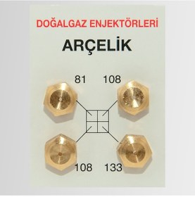 Resim 100 Takım Doğalgaz Dönüşüm Ocak Memesi Arçelik 