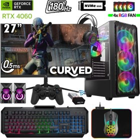 Resim Xaser Thunder X680 I7 12700KF 64GB Ram 2tb M.2 Nvme SSD 8gb RTX4060 27"180Hz Oyuncu Masaüstü Bilgisayarı 