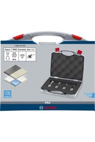 Resim Bosch PRO Ceramic M14 X-Lock Kuru Karot Ucu Seti, 4lü 