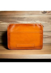 Resim Awe 14 İnç Apple Uyumlu MacBook Ve Pc Deri Kılıf Rst2ef Taba 