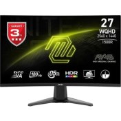 Resim Msı 27 Va Mag 27CQ6F 1ms 180HZ Hdmı-Dp Kavıslı Gamıng Monitör 2560X1440 