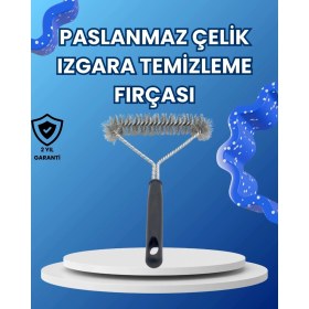 Resim K-Yonlineticaret Paslanmaz Çelik Izgara Temizleme Fırçası Mangal ve Barbekü Için 