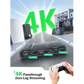 Resim Lemorele AC09 4K 60HZ HDMI Video Capture Card - Obs Twitch Yayıncı Ses/görüntü Yakalama Kartı (Sıfır Gecikme) Ps5 / Xbox / Pc / Mac / Kamera Uyumlu 