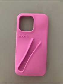 Resim Newon İphone 16 Pro Shortcake Rhode Lip Case Logolu Telefon Kılıfı Kapak Cover Case 