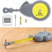 Resim 2m Alaşım Ahşap İşleme Çizim Bileziği ve 10 Kalem Ucu ile 2m/0.2cm Hassas Çember Çizme Pasağı - Yaylar, Çizgiler ve DIY Projeleri için Daire Çizme Pasağı | Fonksiyonel Marangoz Aleti | Çin'de Üretilmiş, Marangozluk Araçları 