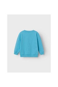 Resim Erkek Çocuk Mickey Mouse Baskılı Uzun Kol Sweatshirt-Yumuşak ve Konforlu - Turkuaz / 1-1,5 Y 