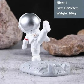 Resim GongtuShop 1 Adet Gümüş-D Tarzı Esnek Parmak Yüzük Telefon Tutacağı Standı, Telefon Parmak Tutacağı, Artefakt Çok Fonksiyonlu Tutacağı Yüzük, Yapıştırmaya Gerek Yok (Yurt Dışından) 