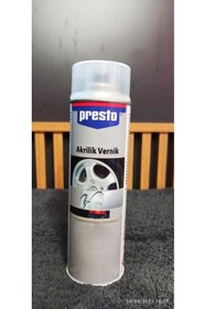 Resim Presto AKRİLİK SPREY VERNİK 500ml 