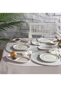 Resim Pierre Cardin Timeless 28 Parça Kahvaltı Takımı Füme 