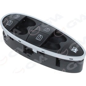 Resim Gva 8099034 - Cam Acma Salterı Sol Mercedes W211 S211 C219 Krom 