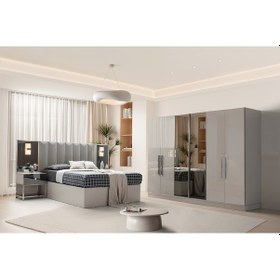 Resim Hazal Mdf Bazalı Yatak Odası Takımı 