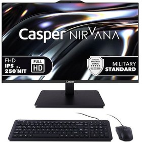 Resim Casper Nirvana A80.1342-BV00X-V-S-K045 i5-13420H 64 GB 2 TB SSD 23.8" W11P FHD AIO Masaüstü Bilgisayar 