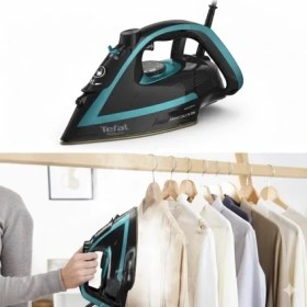 Resim Tefal Puregliss 3000W Hızlı Isınan Ütü, 280G Şok Buhar, Durilium Airglide Taban, Otomatik Kapanma, Askıda Dikey Buhar ve Hijyenik Ütüleme 